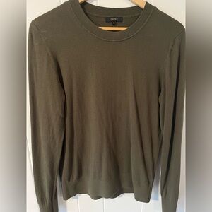 Quince cotton-cashmere olive sweater